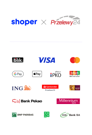 Metody płatności w sklepie – otwiera się w nowej karcie